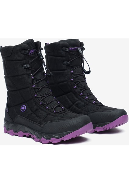 Kadın Siyah Mor Su Geçirmez Outdoor Kar Botu 5K2GC00172 modelleri