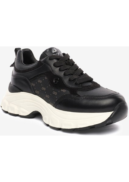 Kadın Siyah Hakiki Deri Spor Ayakkabı 5K2SA33950 fiyatları