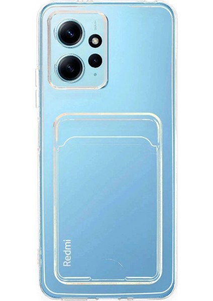 Ieg Xiaomi Redmi Note 12 4g Kılıf Kart Şeffaf Silikon - Şeffaf