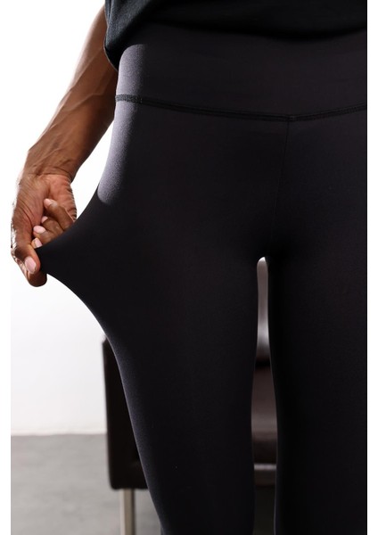 Siyah Comfortlux Yüksek Bel Tayt