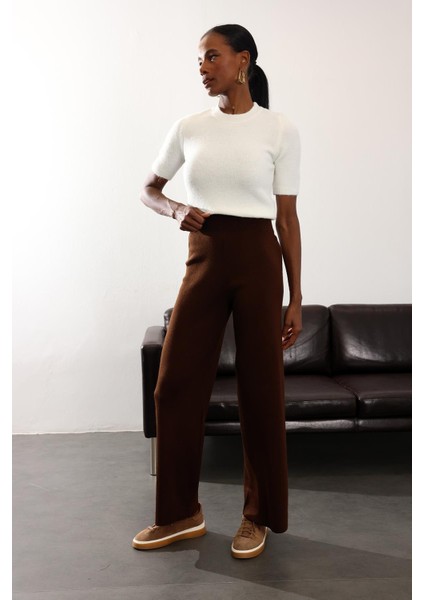 Kahverengi Triko Pantolon R0076 modelleri