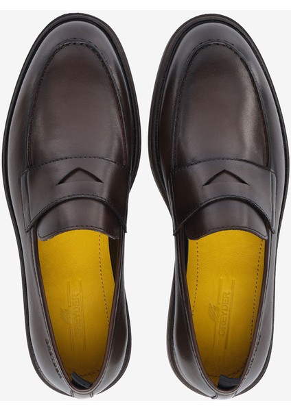 Erkek Kahverengi Hakiki Deri Loafer Ayakkabı 5K1LA18493 indirimleri