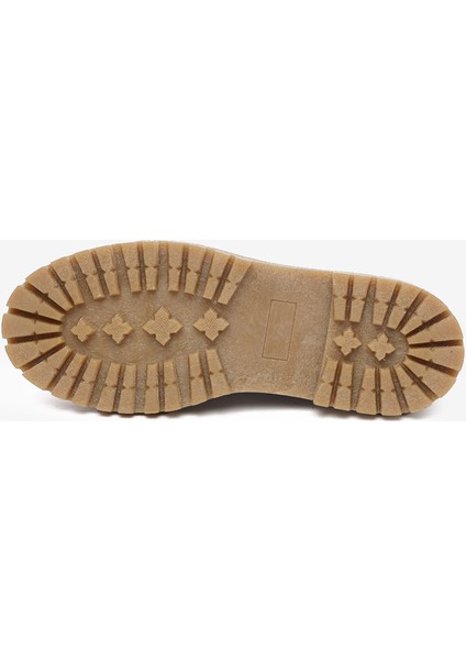 Erkek Vizon Hakiki Deri Military Bot 5K1UB18872