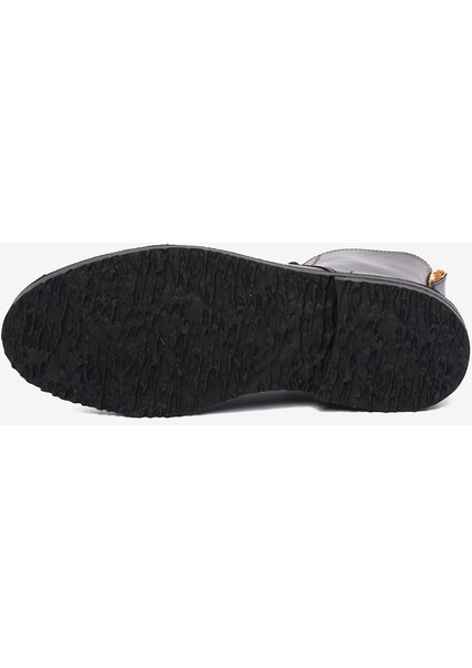 Erkek Siyah Hakiki Deri Military Bot 5K1YB18722