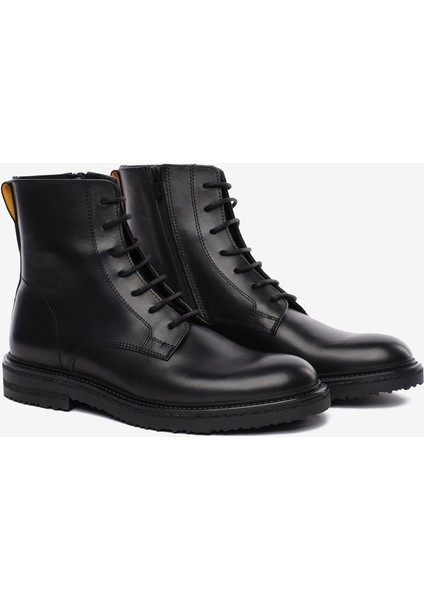Erkek Siyah Hakiki Deri Military Bot 5K1YB18722 modelleri