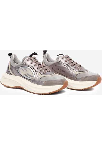 Kadın Çelik Hakiki Deri Spor Ayakkabı 5K2SA34401