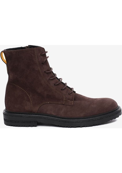 Erkek Kahverengi Süet Hakiki Deri Military Bot 5K1YB18722