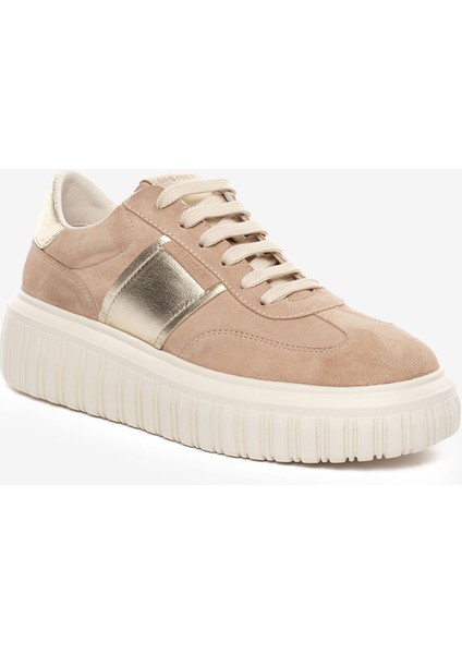 Kadın Bej Hakiki Deri Sneaker Ayakkabı 5K2SA35371 fiyatları