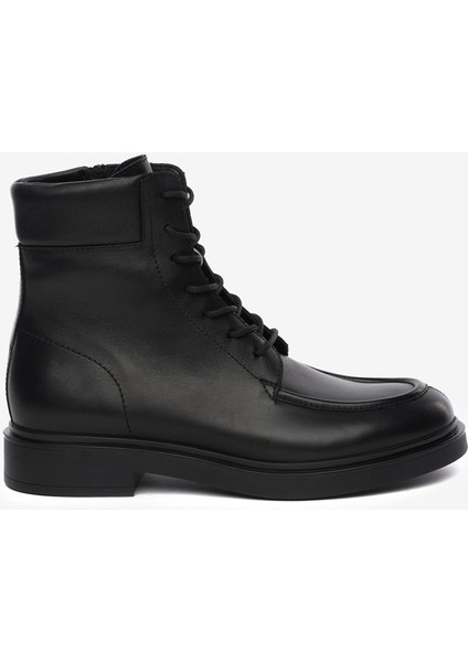 Erkek Siyah Hakiki Deri Bot 5K1YB18772