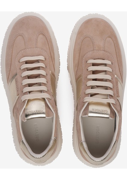 Kadın Bej Hakiki Deri Sneaker Ayakkabı 5K2SA35371 indirimleri