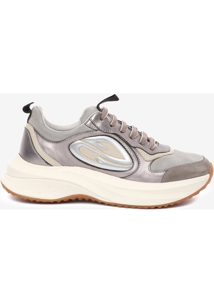 Kadın Çelik Hakiki Deri Spor Ayakkabı 5K2SA34401