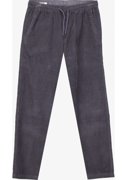 Bol Paça Gri Erkek Kargo Pantolon 12258138_JPSTKANE Corduroy Jogger S