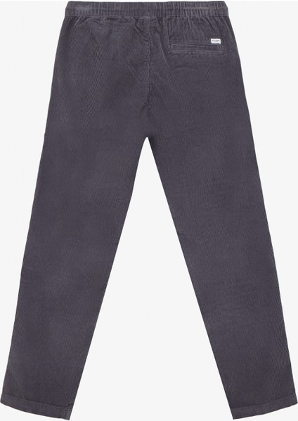 Bol Paça Gri Erkek Kargo Pantolon 12258138_JPSTKANE Corduroy Jogger S