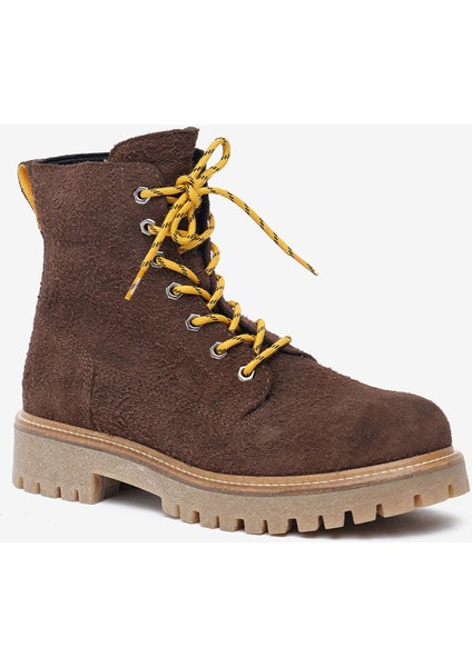 Erkek Kahverengi Hakiki Deri Military Bot 5K1UB18872 fiyatları