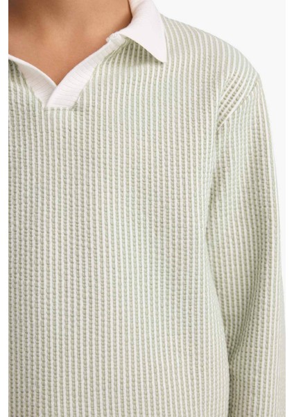 Erkek Çocuk Polo Yaka Uzun Kollu Tişört G4507A825WN fırsatları