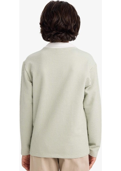 Erkek Çocuk Polo Yaka Uzun Kollu Tişört G4507A825WN indirimleri