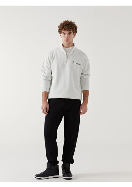 Yeni Sezon Standart Kalıp Erkek Kalın Jogger Eşofman Altı