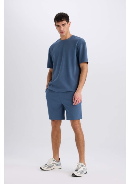 Regular Fit Düz Paça Şort D9493AX25SM modelleri