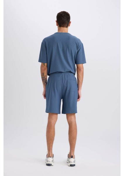 Regular Fit Düz Paça Şort D9493AX25SM