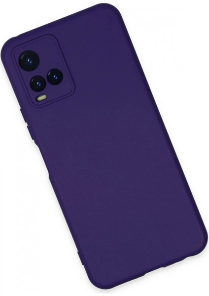 Ieg Vivo Y21S Kılıf Nano Içi Kadife Silikon - Mor modelleri