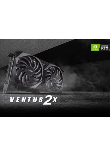 Msı Nvıdıa Geforce Rtx 3060 Ventus 2x 12G Oc 12 GB Gddr6 192 Bit Ekran Kartı