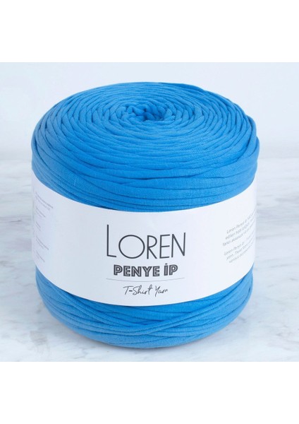 Loren Penye Kumaş El Örgü Ipi Mavi - 58 - 34243