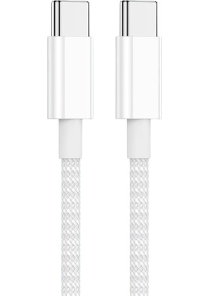 Type C-C, Örgülü, Güçlendirilmiş Boyun, 60WATT Pd Hızlı Şarj Kablosu, iPhone 15/16 ve Android Için fiyatları