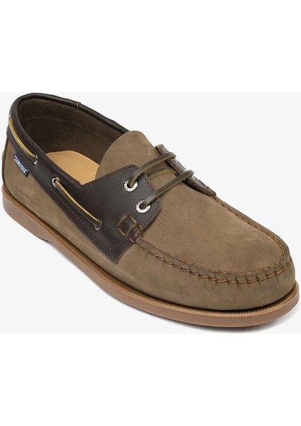 Erkek Vizon Kahverengi Nubuk Hakiki Deri Marine Ayakkabı 5Y1CA67630