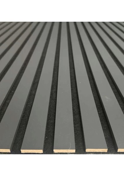 Mdf Akustik Keçeli Duvar Paneli , Tv Ünitesi Lambirisi, Vestiyer Lambirisi 100X275 (Antrasit) fiyatları