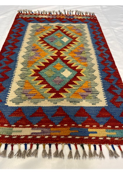 El Dokuma Afgan Yün Kilim Kök Boya fırsatları