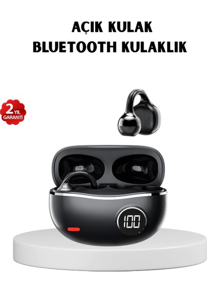 Bfs Kablosuz Açık Kulak Kulaklık Bluetooth 5.4 Type-C Hızlı Şarj 30 Saat