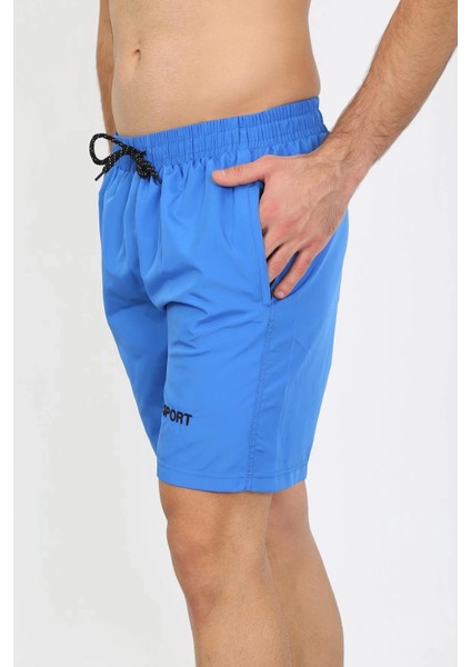 Giyim Erkek Fermuar Cepli Deniz Şortu Saks indirimleri