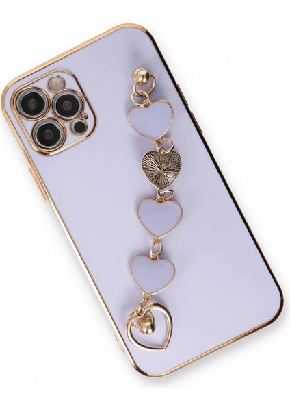 Ieg iPhone 12 Pro Kılıf Esila Silikon - Lila modelleri