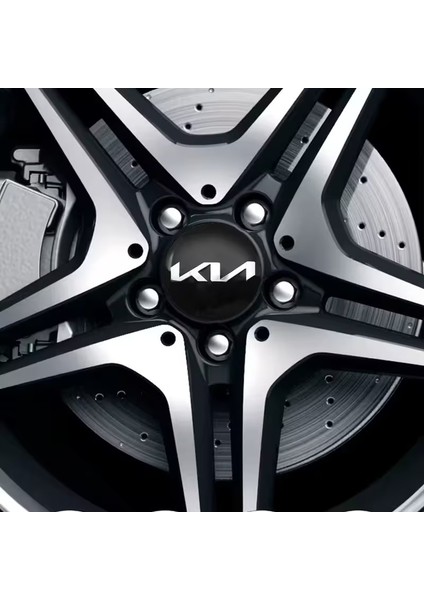 Kıa Yeni Nesil Logo 56 mm 4 Adet Alüminyum Jant Göbek Stıcker fiyatları