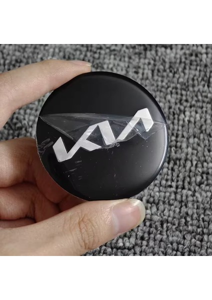 Kıa Yeni Nesil Logo 56 mm 4 Adet Alüminyum Jant Göbek Stıcker modelleri
