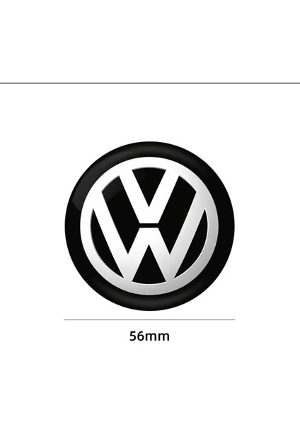 56 mm Alüminyum Malzeme 4 Adet Jant Göbek Stıcker modelleri