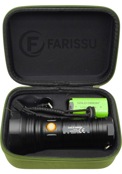 OR-T40 100W 5000 Lümen Şarj Edilebilir LED El Feneri - Yüksek Performans ve Uzun Çalışma Süresi fiyatları