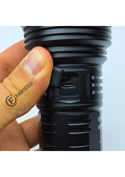 OR-T40 100W 5000 Lümen Şarj Edilebilir LED El Feneri - Yüksek Performans ve Uzun Çalışma Süresi fırsatları