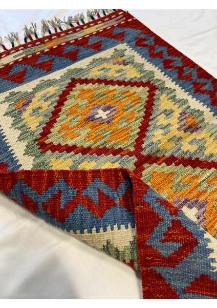 El Dokuma Afgan Yün Kilim Kök Boya indirimleri