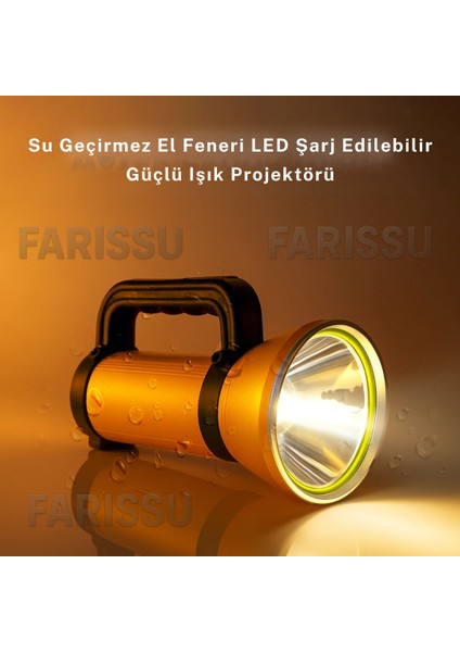 Everton RT-S050 Şarjlı Güçlü Işık Projektör El Feneri 50W 1000 Lümen Powerbank Özellikli fiyatları