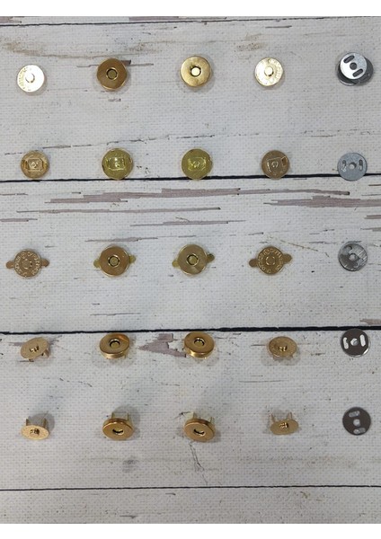 Metal Geçirmeli Çanta Mıknatısı Çıtçıt 2cm (10 Adet) fırsatları