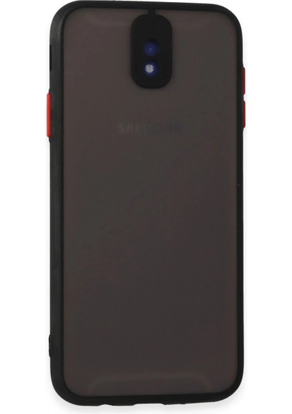 Ieg Samsung Galaxy J7 Pro / J730 Kılıf Montreal Silikon Kapak - Siyah