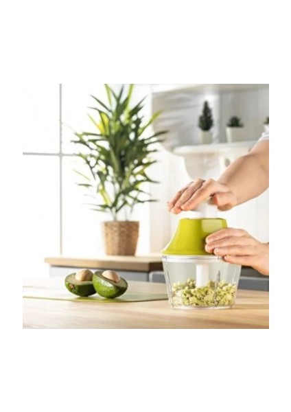 Üstten Basmalı 3 Bıçaklı El Rondosu