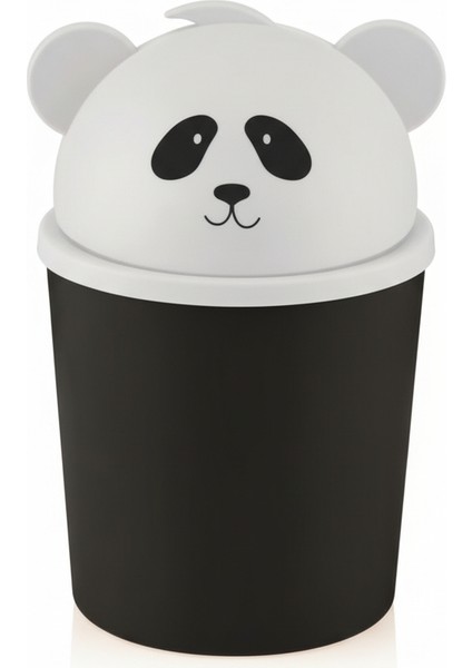 Sevimli Panda Masaüstü Mini Çöp Kovası Panda Görünümlü Masaüstü Çöp Kutusu - 1500 ml modelleri