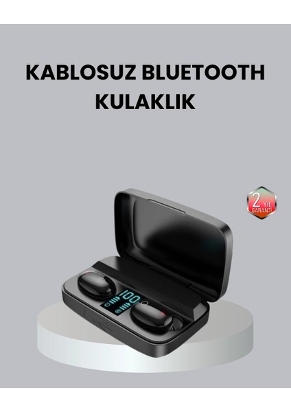 Bfs Tws A10S Bluetooth 5.0 Kulaklık Powerbank Şarj Kutulu Mini Tasarım