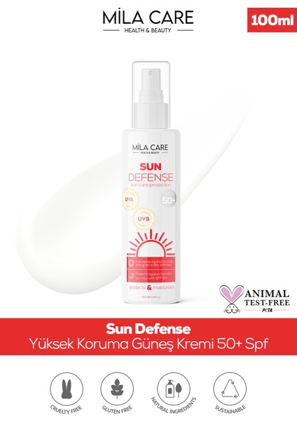 Sun Defense Yüksek Korumalı Güneş Kremi 50+ Spf 100ml fiyatları