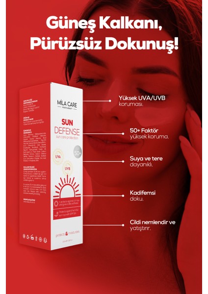 Sun Defense Yüksek Korumalı Güneş Kremi 50+ Spf 100ml fırsatları