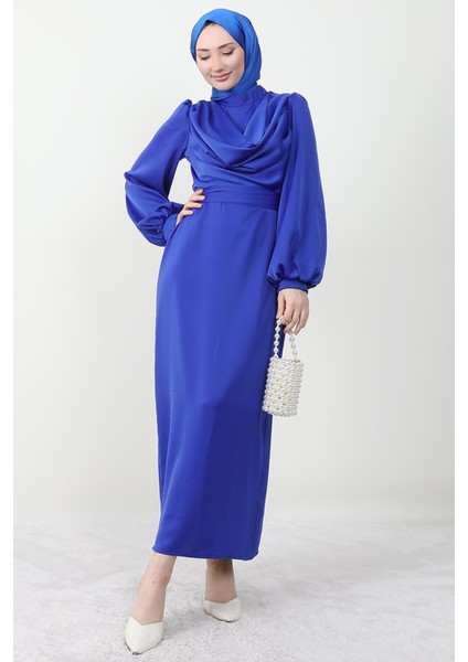 Naz Tesettür Abiye Elbise Saks fiyatları