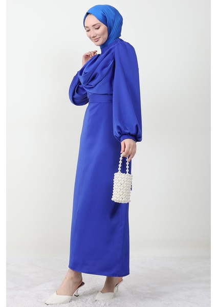 Naz Tesettür Abiye Elbise Saks fırsatları