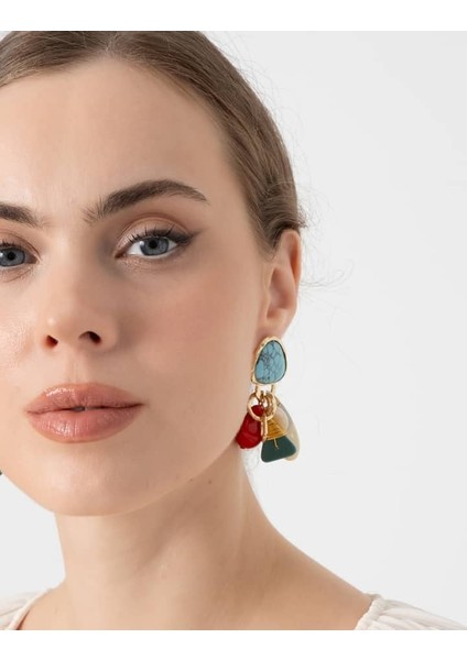 Renkli Sallattı Küpe indirimleri